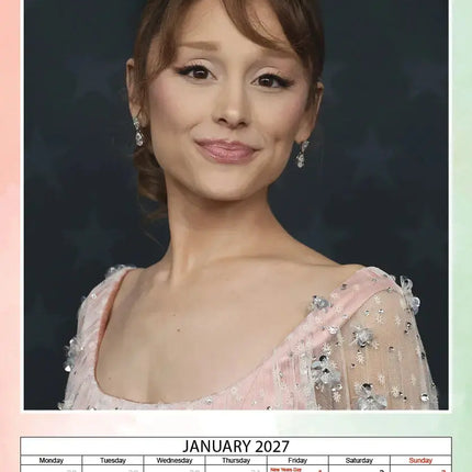 Dream Ariana Grande Kalender 2027