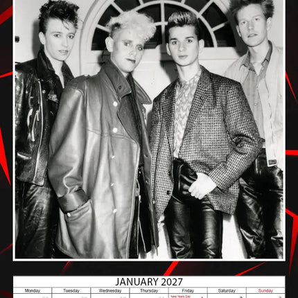 Dream Depeche Mode Kalender 2027 A3