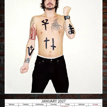 Dream Foo Fighter Kalender 2027 A3