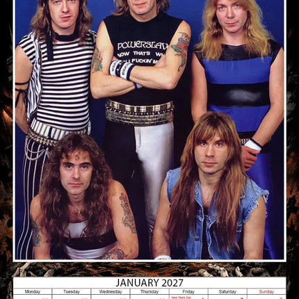 Dream Iron Maiden Kalender 2027 A3