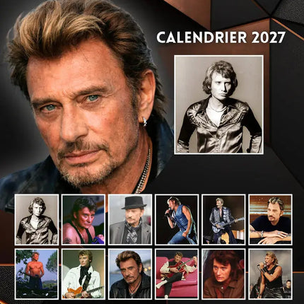 Dream Johnny Hallyday Kalender 2027 A3