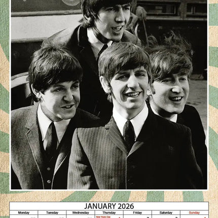 Dream The Beatles Kalender 2027 A3