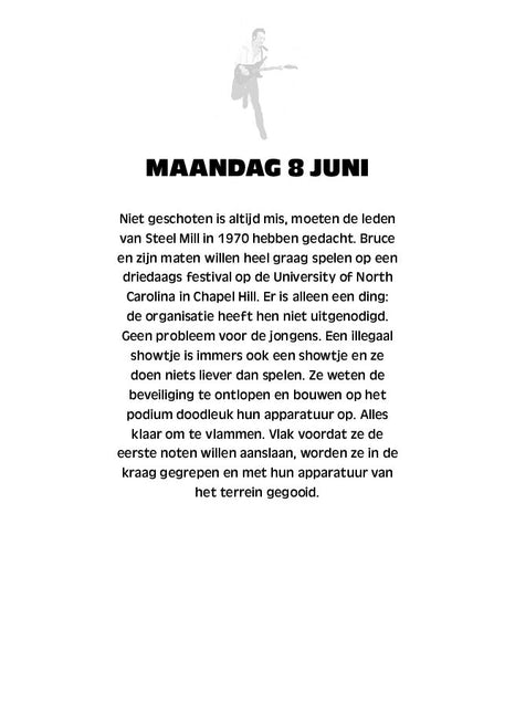 Edicola Bruce Springsteen Scheurkalender 2026