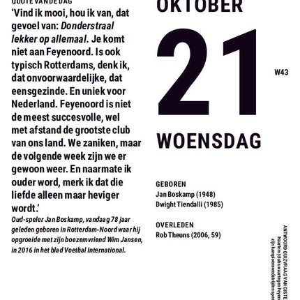 Edicola Feyenoord Scheurkalender 2026