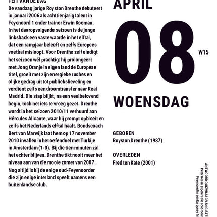 Edicola Feyenoord Scheurkalender 2026