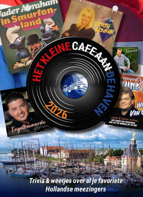 Edicola Het kleine café aan de haven Scheurkalender 2026