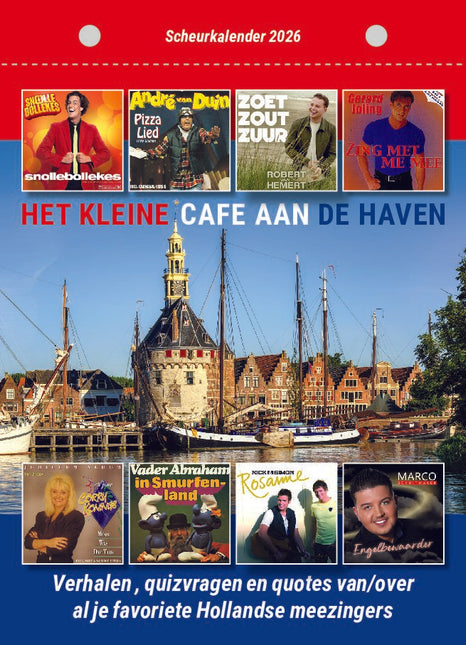 Edicola Het kleine café aan de haven Scheurkalender 2026