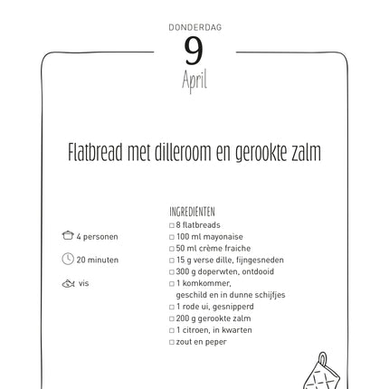 Edicola Makkelijke Maaltijden Scheurkalender 2026