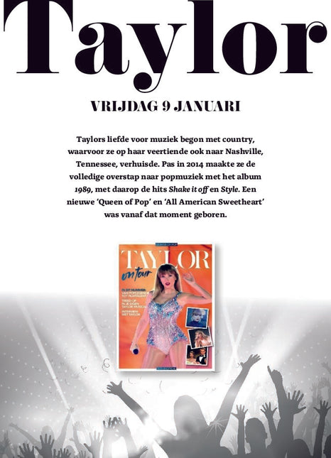 Edicola Taylor Swift Scheurkalender 2026