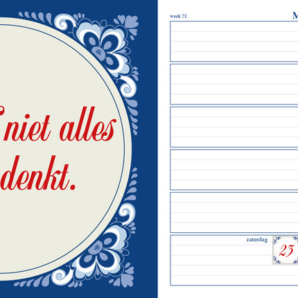 Edicola Tegeltjeswijsheden Agenda 2026
