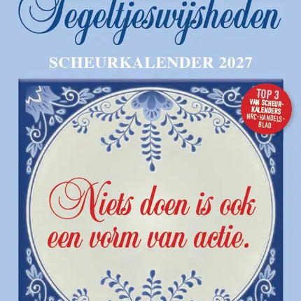 Edicola Tegeltjeswijsheden - Scheurkalender 2027 - Dagelijkse glimlach