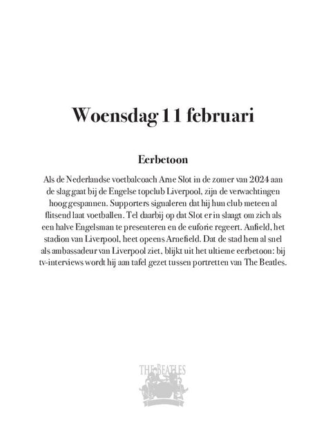 Edicola The Beatles Scheurkalender 2026