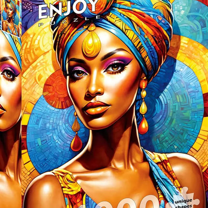 Enjoy African Beauty Puzzel 1000 Stukjes