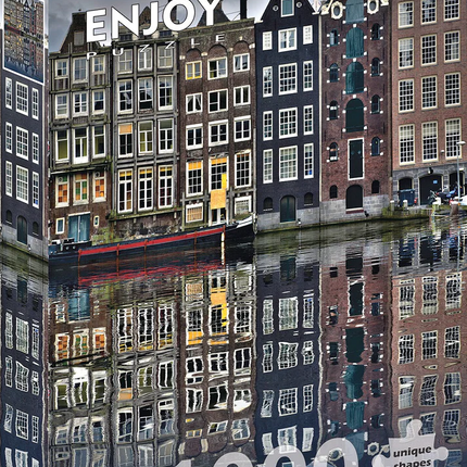 Enjoy Amsterdam Houses Puzzel 1000 Stukjes