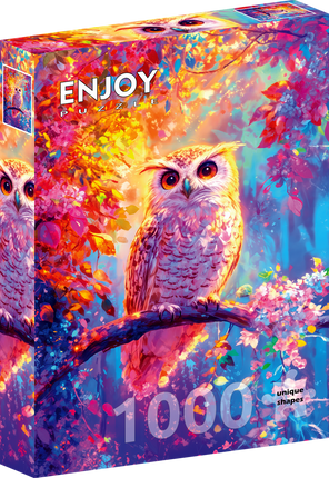 Enjoy Blossom Owl Puzzel 1000 Stukjes