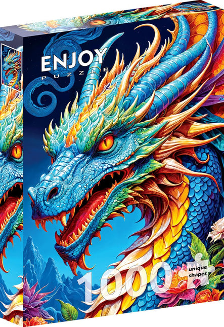 Enjoy Blue Dragon Puzzel 1000 Stukjes