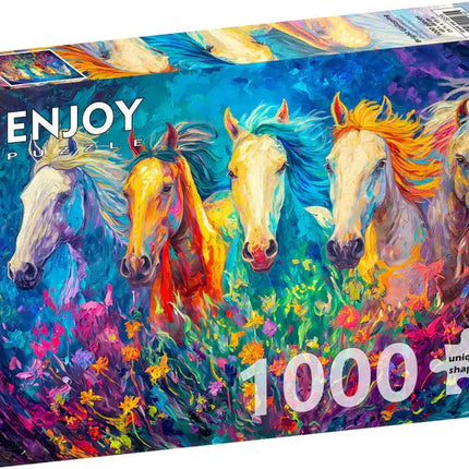Enjoy Bright Galloping Puzzel 1000 Stukjes