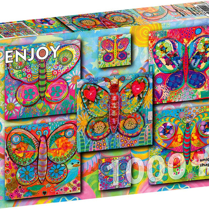 Enjoy Butterflies Puzzel 1000 Stukjes