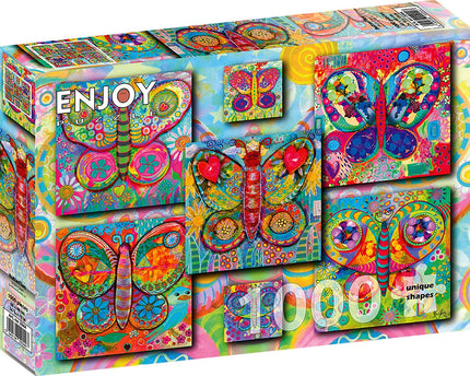 Enjoy Butterflies Puzzel 1000 Stukjes