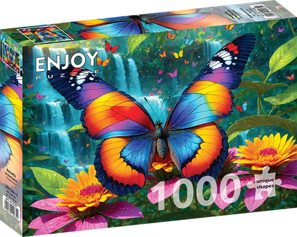 Enjoy Butterfly in the Forest Puzzel 1000 Stukjes