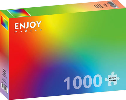Enjoy Colorful Rainbow Gradient Puzzel 1000 Stukjes
