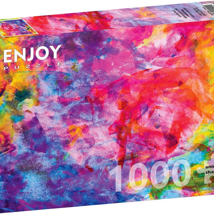 Enjoy Colourful Abstract Oil Painting Puzzel 1000 Stukjes