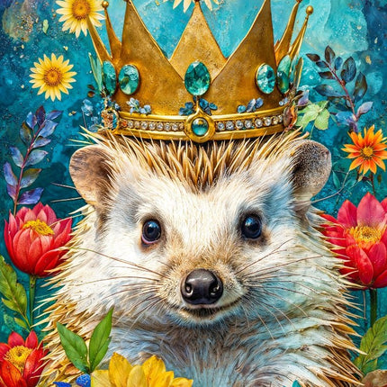 Enjoy Crowned Hedgehog Puzzel 1000 Stukjes