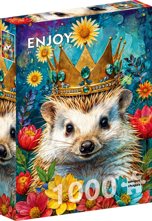 Enjoy Crowned Hedgehog Puzzel 1000 Stukjes