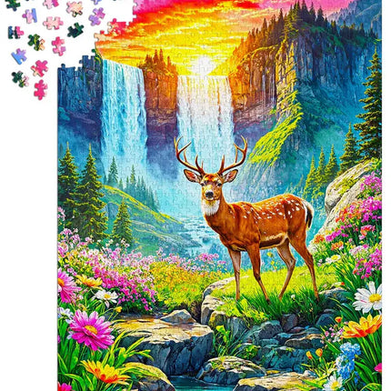 Enjoy Deer Paradise Puzzel 1000 Stukjes
