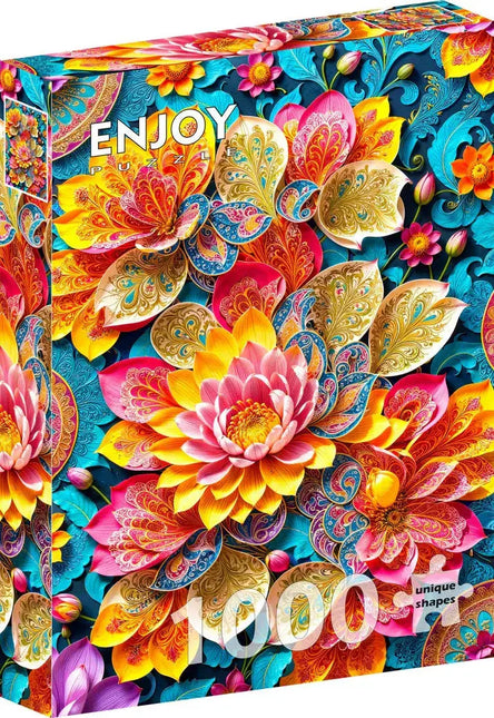 Enjoy Elegant Waterlilies Puzzel 1000 Stukjes
