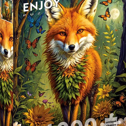 Enjoy Enchanted Fox Puzzel 1000 Stukjes
