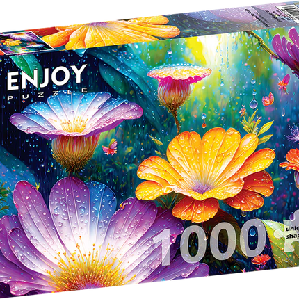 Enjoy Flowers in the Rain Puzzel 1000 Stukjes