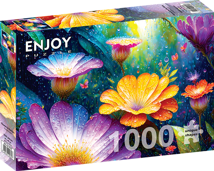 Enjoy Flowers in the Rain Puzzel 1000 Stukjes