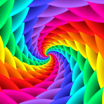 Enjoy Gradient Rainbow Swirl Puzzel 1000 Stukjes