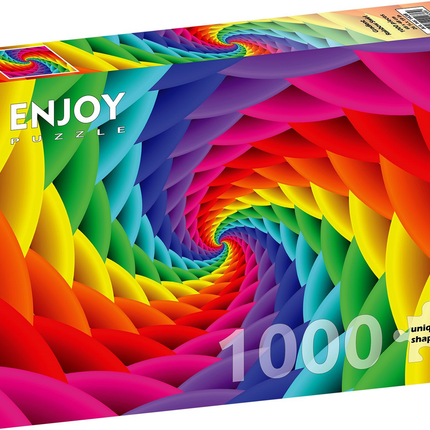 Enjoy Gradient Rainbow Swirl Puzzel 1000 Stukjes