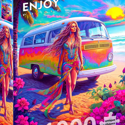 Enjoy Hippie at Heart Puzzel 1000 Stukjes