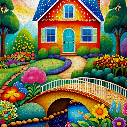 Enjoy House of Colors Puzzel 1000 Stukjes