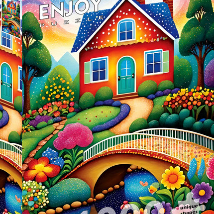 Enjoy House of Colors Puzzel 1000 Stukjes