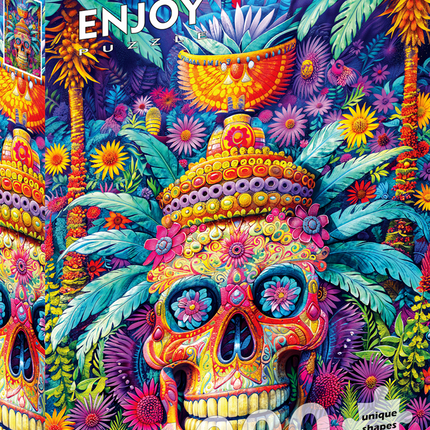 Enjoy Jungle Skull Puzzel 1000 Stukjes