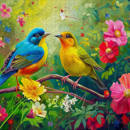 Enjoy Lovebirds Duet Puzzel 1000 Stukjes