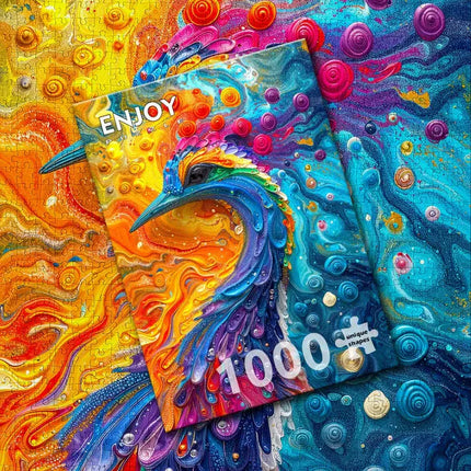 Enjoy Marble Feathers Puzzel 1000 Stukjes