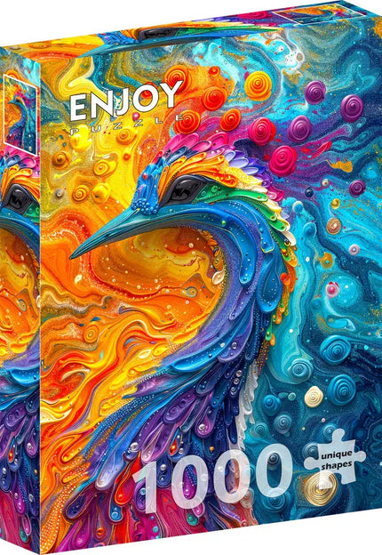 Enjoy Marble Feathers Puzzel 1000 Stukjes