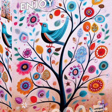 Enjoy May the Bluebird of Happiness Fly Into Your Tree Puzzel 1000 Stukjes