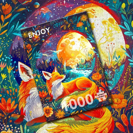 Enjoy Moon Fox Puzzel 1000 Stukjes