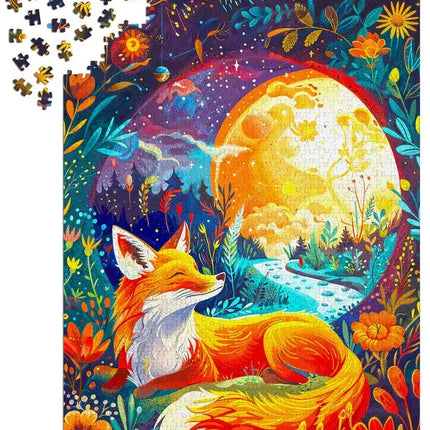 Enjoy Moon Fox Puzzel 1000 Stukjes