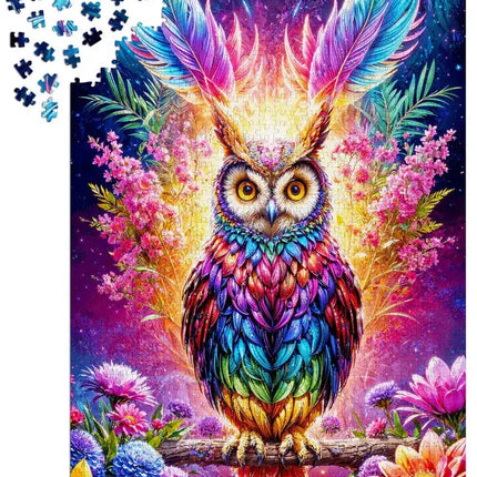 Enjoy Neon Owl Puzzel 1000 Stukjes