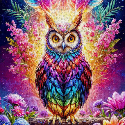 Enjoy Neon Owl Puzzel 1000 Stukjes