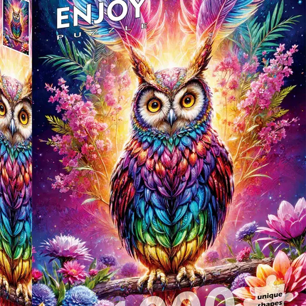 Enjoy Neon Owl Puzzel 1000 Stukjes