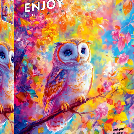 Enjoy Pastel Owl Puzzel 1000 Stukjes