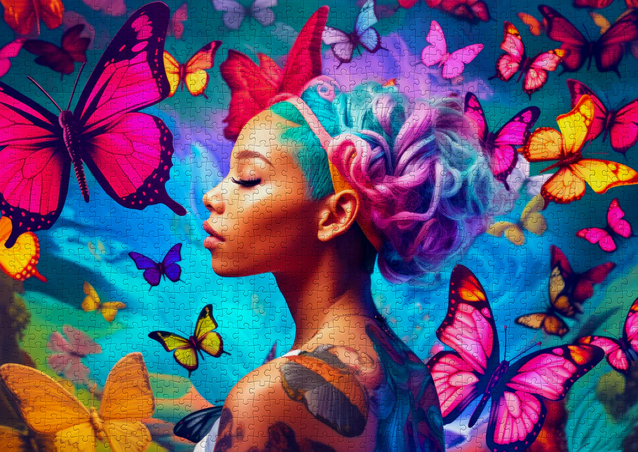 Enjoy Queen of Butterflies Puzzel 1000 Stukjes